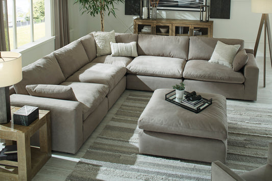 15403 Next-Gen 5 pc sectional - gray - no ottoman