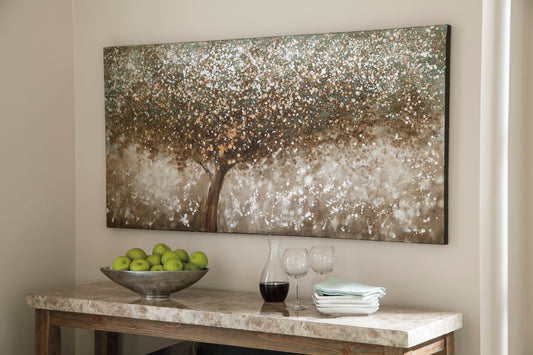 A8000030 O'Keria Sparking tree - wall canvas -