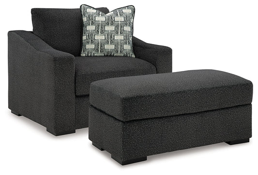 Wryenlynn Chair and Ottoman