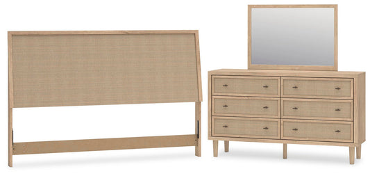 Cielden King Panel Headboard, Dresser and Mirror
