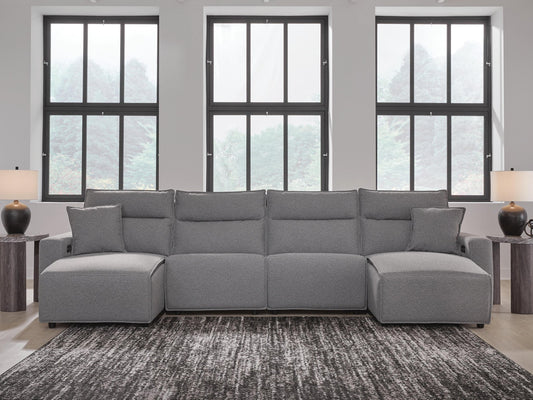 Modmax II 4-Piece Power Reclining Sectional with Chaise