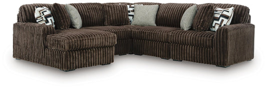 Midnight-Madness 5-Piece Sectional with Chaise