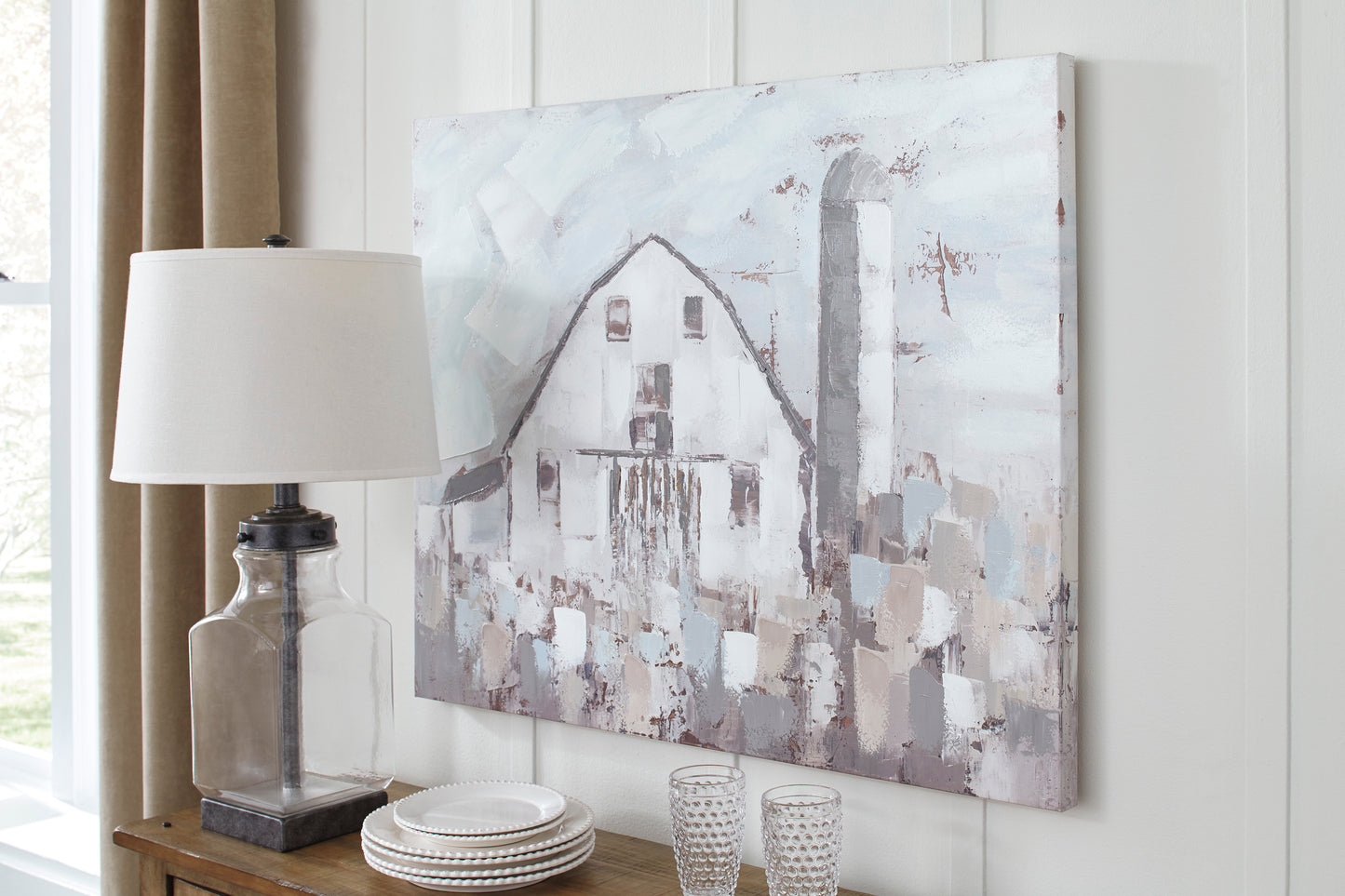 Country barn - wall canvas - A8000221