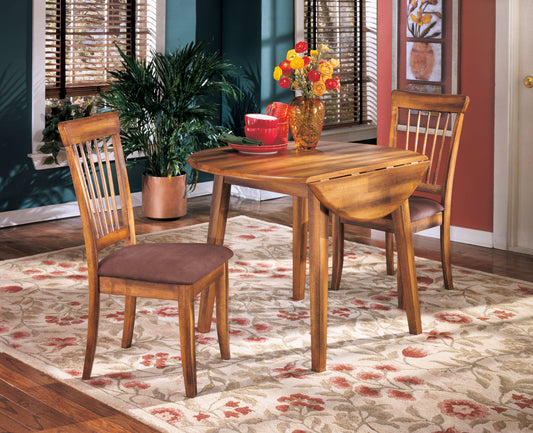 Berringer 3 pc dining set - Country rustic ASSEMBLED