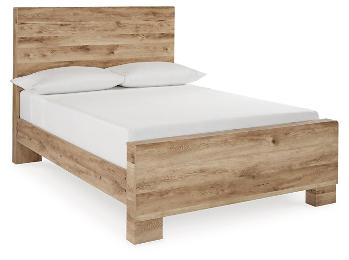 Hyanna Full Panel Bed, Dresser and Mirror