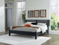 Danziar Queen Slat Panel Bed, Dresser and Mirror