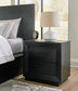 Londer Queen Panel Bed with Mirrored Dresser, Chest and Nightstand