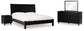 Danziar King Panel Bed, Dresser, Mirror and Nightstand