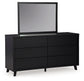 Danziar Queen Panel Bed, Dresser, Mirror, Chest and Nightstand