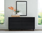 Danziar Queen Panel Bed, Dresser and Mirror