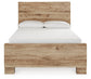 Hyanna Full Panel Bed with 1 Side Storage, Dresser, Mirror, Chest and Nightstand