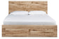 Hyanna Queen Panel Storage Bed, Dresser, Mirror, Chest and Nightstand