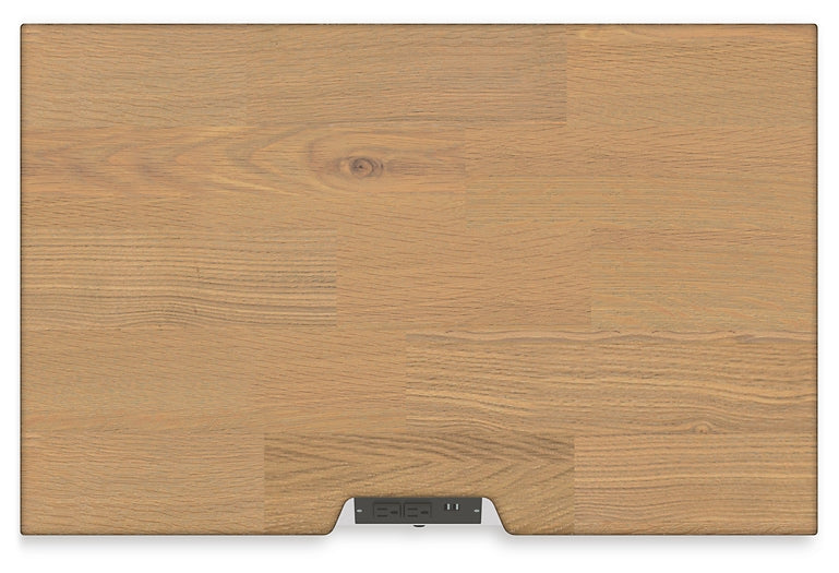 Ashbryn California King Panel Storage Bed, Dresser, Mirror, Chest and Nightstand