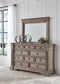 Blairhurst Queen Panel Bed, Dresser, Mirror, Chest and Nightstand