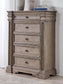 Blairhurst Queen Panel Bed, Dresser, Mirror, Chest and Nightstand