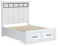 Ashbryn Queen Panel Storage Bed, Dresser and Mirror