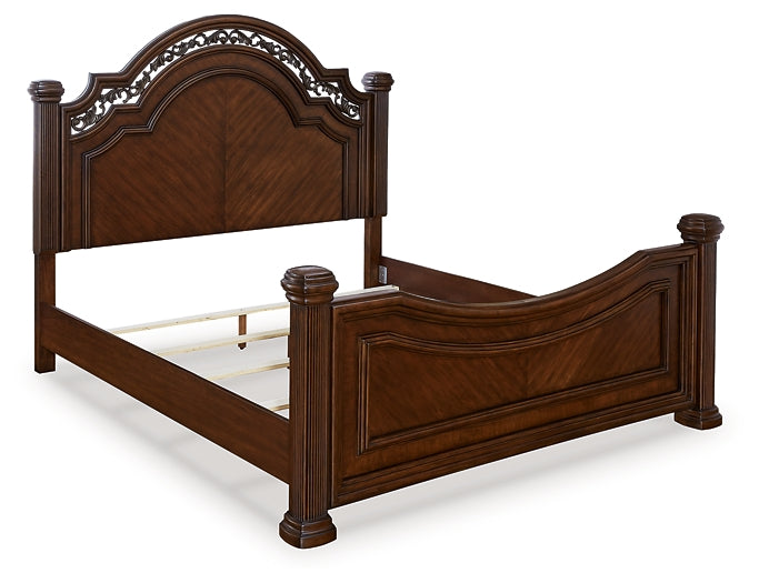 Lavinton King Poster Bed, Dresser, Mirror, Chest and Nightstand