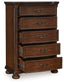 Lavinton King Poster Bed, Dresser, Mirror, Chest and Nightstand