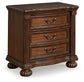 Lavinton King Poster Bed, Dresser, Mirror, Chest and Nightstand