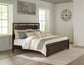 Covetown King Panel Bed, Dresser, Mirror, Chest and Nightstand