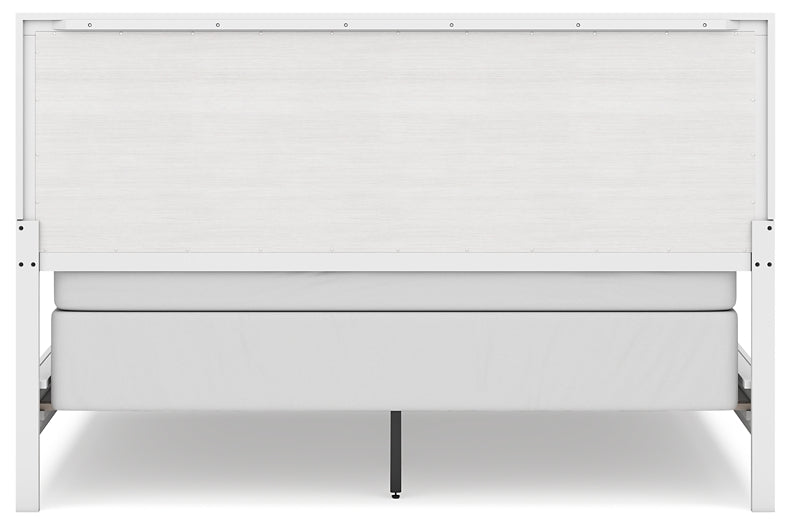 Binterglen California King Panel Bed, Dresser, Mirror, Chest and Nightstand