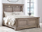 Blairhurst California King Panel Bed, Dresser, Mirror, Chest and Nightstand