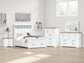 Ashbryn Queen Panel Storage Bed, Dresser, Mirror, Chest and Nightstand