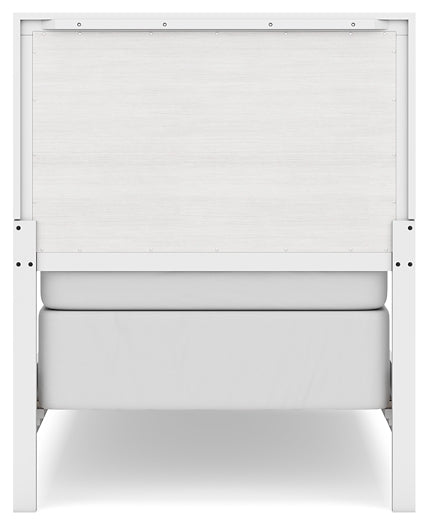 Binterglen Twin Panel Bed, Dresser, Mirror, Chest and Nightstand