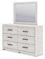 Cayboni Full Panel Bed, Dresser, Mirror, Chest and Nightstand