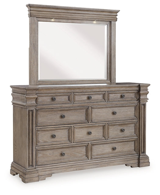 Blairhurst King Panel Bed, Dresser, Mirror, Chest and Nightstand