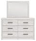 Cayboni Twin Panel Bed, Dresser, Mirror, Chest and Nightstand
