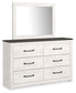 Gerridan Queen Panel Bed, Dresser, Mirror, Chest and Nightstand