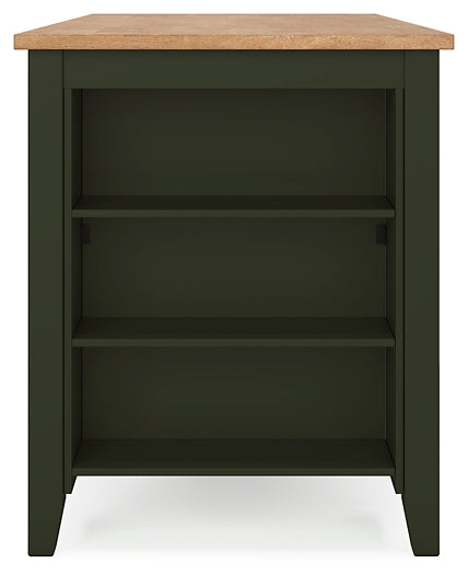 Gesthaven Counter Height Dining Table and 2 Barstools