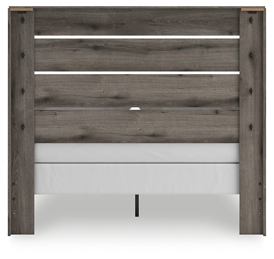 Graystorm Queen Panel Bed, Dresser, Mirror and Nightstand