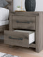 Graystorm King Panel Bed, Dresser and Mirror