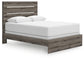 Graystorm Queen Panel Bed, Dresser and Mirror