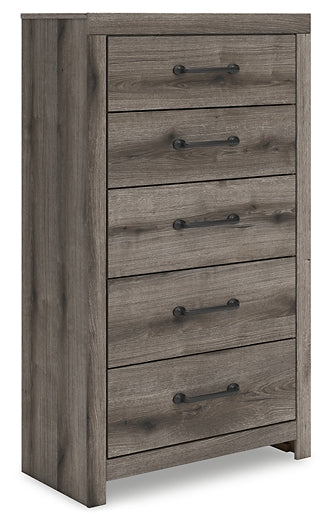 Graystorm Twin Panel Bed, Dresser, Mirror, Chest and Nightstand