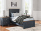 Landocken Twin Panel Bed, Dresser, Mirror, Chest and Nightstand