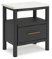 Cadmori Full Upholstered Panel Bed, Dresser, Mirror, Chest and Nightstand