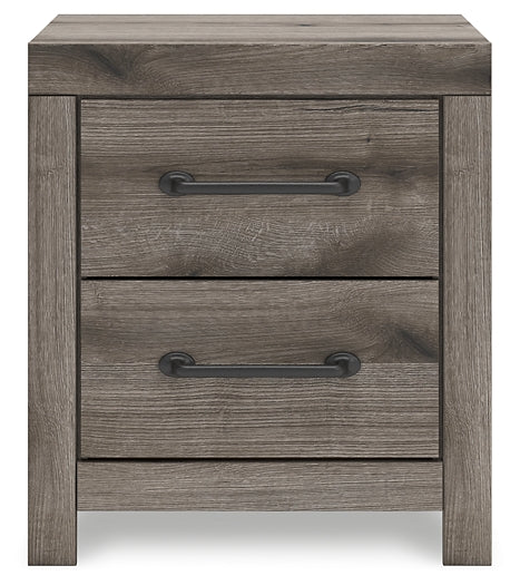 Graystorm King Panel Bed, Dresser, Mirror, Chest and Nightstand
