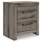 Graystorm King Panel Bed, Dresser, Mirror, Chest and Nightstand