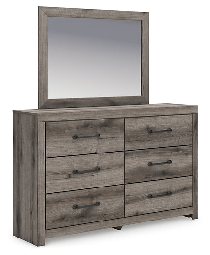 Graystorm Full Panel Bed, Dresser and Mirror