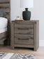 Graystorm King Panel Bed, Dresser, Mirror, Chest and Nightstand