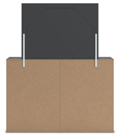 Fraluna Queen Panel Bed, Dresser, Mirror and Nightstand