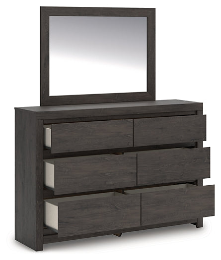 Fraluna Queen Panel Bed, Dresser, Mirror and Nightstand