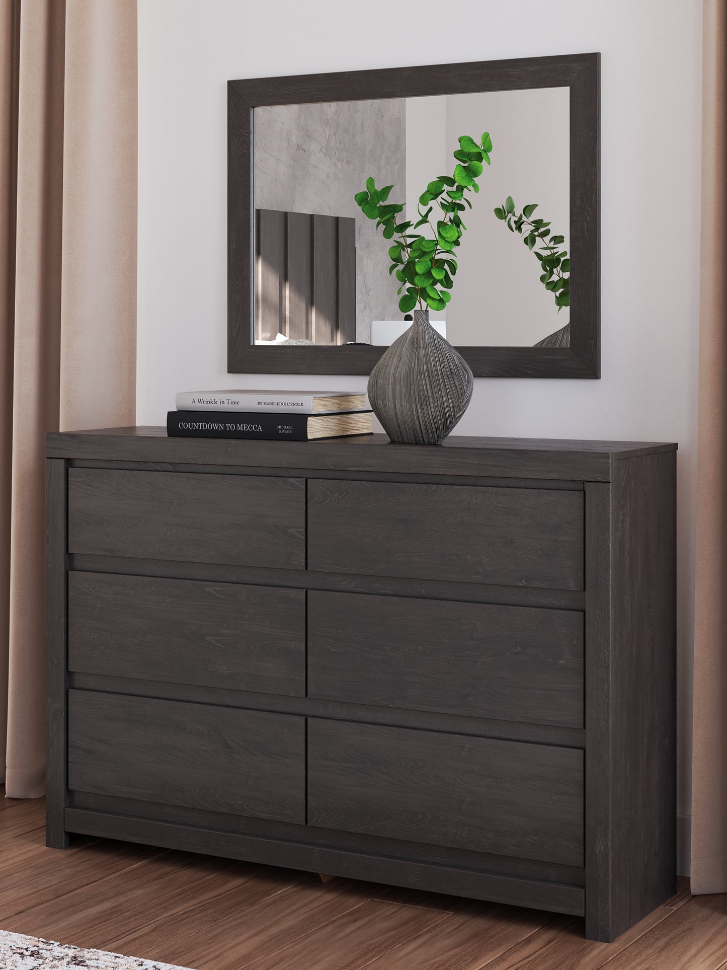 Fraluna King Panel Bed, Dresser and Mirror