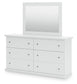 Bostwick Shoals Twin Panel Bed, Dresser, Mirror, Chest and Nightstand
