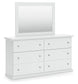 Bostwick Shoals Full Panel Bed, Dresser and Mirror
