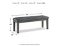 Hallanden Large UPH Dining Room Bench