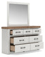 Savonport Twin Panel Bed, Dresser and Mirror